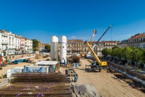 suivi de chantier par drone sete herault occitanie