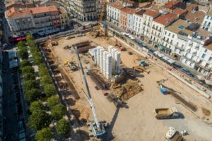 suivi e chantier par drone sete montpellier herault occitanie