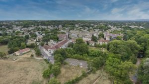 village-de-Boisseron-vue-aerienne-par-drone-Herault-Gard-